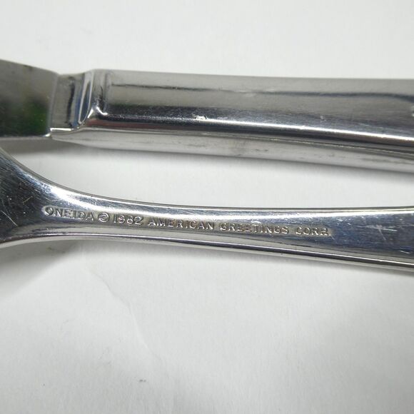 Strawberry Shortcake Child’s Knife & Fork Flatware Stainless Oneida 1982 Vintage - Picture 5 of 6